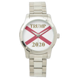 TRUMP 2020 ALABAMA SILVER WATCH HORLOGE