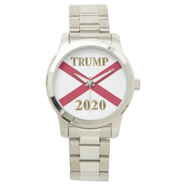 TRUMP 2020 ALABAMA SILVER WATCH HORLOGE (Voorkant)