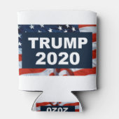 Trump 2020 Amerikaanse Fag Blikjeskoeler (Achterkant)