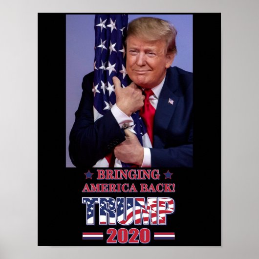 Trump 2020 brengt Amerika terug Poster (Voorkant)