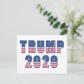 Trump 2020 briefkaart (Staand voorkant)