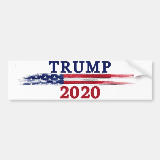 Trump 2020 bumpersticker (Voorkant)