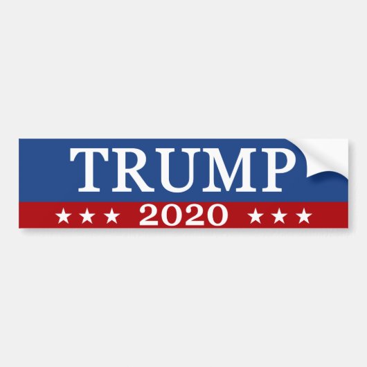 Trump 2020 bumpersticker (Voorkant)