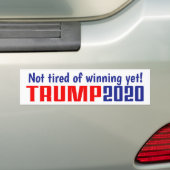Trump 2020 - Bumpersticker - geen windenergie (Op auto)