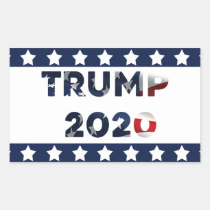 Trump 2020 Bumpersticker Rechthoekige Sticker