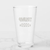 Trump 2020 Camouflage letters Glas (Achterkant)