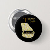 TRUMP 2020 GEORGIË RONDE BUTTON 5,7 CM (Voorkant /achterkant)