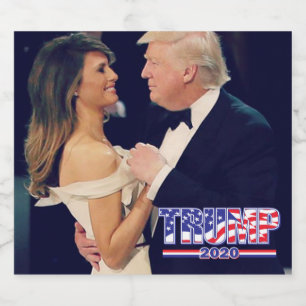 Trump 2020 Het beste is nog niet bereikt Sparkling Wijnetiket