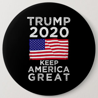 Trump 2020 : Hou Amerika geweldig Ronde Button 6,0 Cm