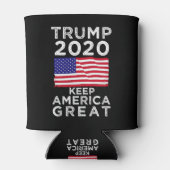 Trump 2020: Houd Amerika groot Blikjeskoeler (Achterkant)