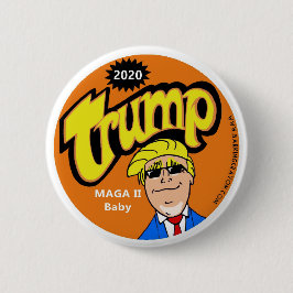 Trump 2020-kaas, peuter ronde button 5,7 cm