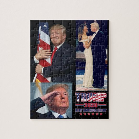 Trump 2020 Keep America Great America Legpuzzel (Verticaal)