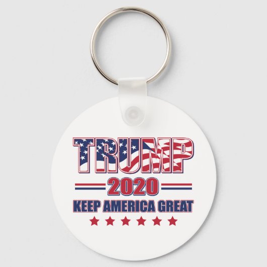 Trump 2020 Keep America Great America Sleutelhanger (Voorkant)