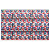 Trump 2020 Keep America Great Pattern Stof (Fat Quarter)