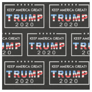 Trump 2020 Keep America Great Pattern Stof