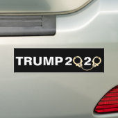 Trump 2020 met handboeien bumpersticker (Op auto)