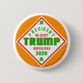Trump 2020 politieke knop, stijl met hot sauce ronde button 5,7 cm