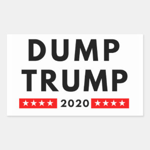 Trump 2020 rectangle autocollants