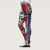 Trump 2020 RED WAVE LEGGINGS (Links)