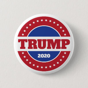 Trump 2020 Red White en Blue Ronde Button 5,7 Cm