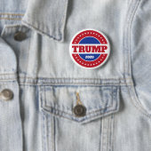 Trump 2020 Red White en Blue Ronde Button 5,7 Cm (In situ)