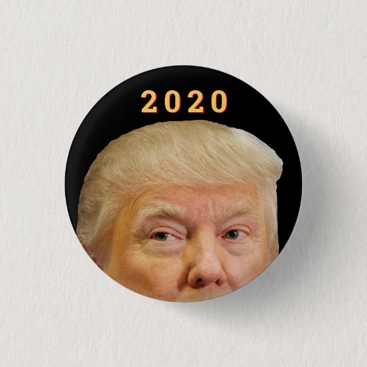 Trump 2020 ronde button 3,2 cm (Voorkant)