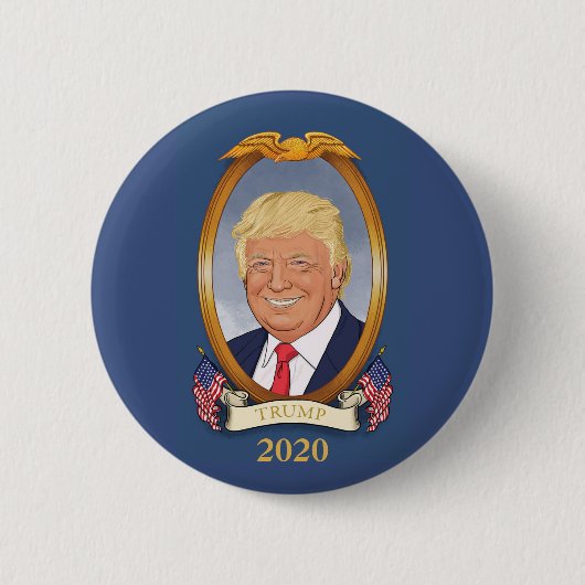 Trump 2020 ronde button 5,7 cm (Voorkant)