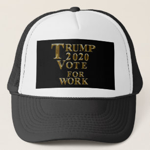 TRUMP 2020 STEM VOOR WERK TRUCKER PET