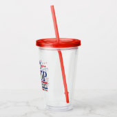 Trump 2020 USA Acryl Drinkbeker (Links)
