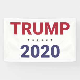 Trump 2020 (verkiezing VS) Spandoek