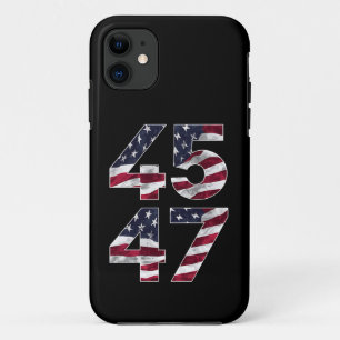 Trump 2024 45 47 Vintage VS iPhone 11 Hoesje