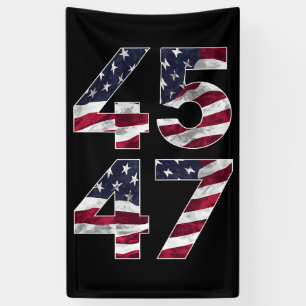 Trump 2024 45 47 Vintage VS Spandoek