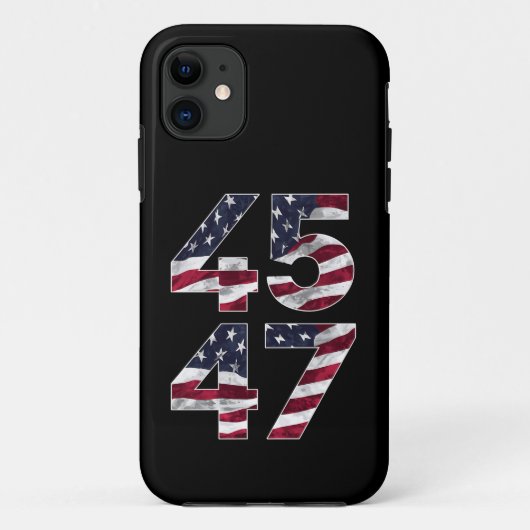 Trump 2024 45 47 VS Case-Mate iPhone Case (Achterkant)