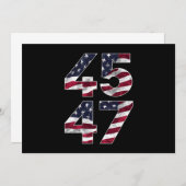 Trump 2024 45 47  VS Kaart (Voorkant / Achterkant)