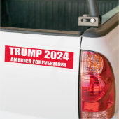 TRUMP 2024 - AMERIKA FOREVERMORE BUMPERSTICKER (Op Truck)