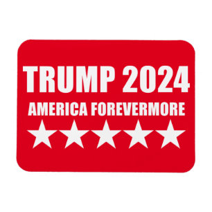 TRUMP 2024 - AMERIKA FOREVERMORE MAGNEET