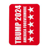 TRUMP 2024 - AMERIKA FOREVERMORE MAGNEET (Verticaal)