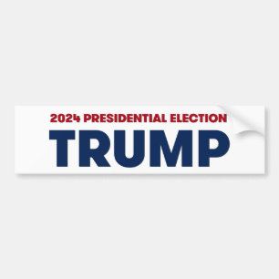 Trump 2024 Amerikaanse presidentsverkiezingen Bumpersticker