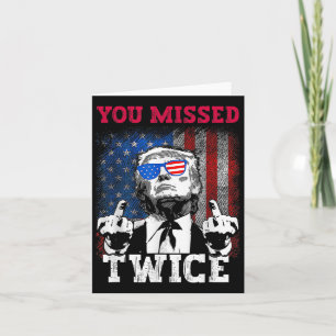 Trump 2024 Amerikaanse vlag die je twee keer hebt  Kaart