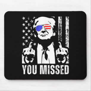 Trump 2024 Amerikaanse vlag grappig gemist Muismat