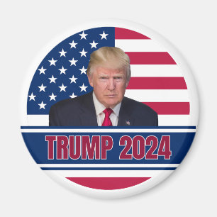 Trump 2024 Amerikaanse vlag Magneet