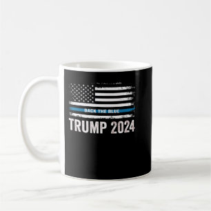 Trump 2024 Back the Blue Koffiemok
