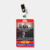 TRUMP 2024 BADGE (Voorzijde met clip)
