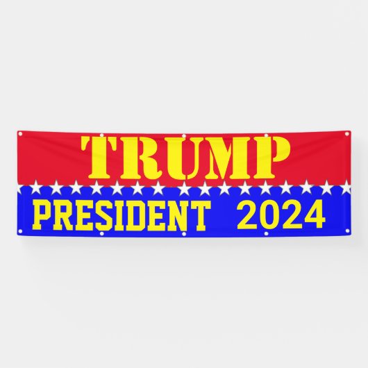 TRUMP 2024 BANNER (Horizontaal)