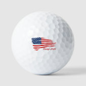 Trump 2024 Battle Flag Golfballen (Voorkant)