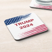 Trump 2024 bier onderzetter (Linkerzijde)