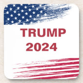 Trump 2024 bier onderzetter (Voorkant)