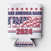 Trump 2024 blikjeskoeler (Voorkant)