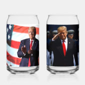 Trump 2024 blikvorm glas (Achterkant)