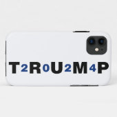Trump 2024 Blue Case-Mate iPhone Case (Achterkant (horizontaal))